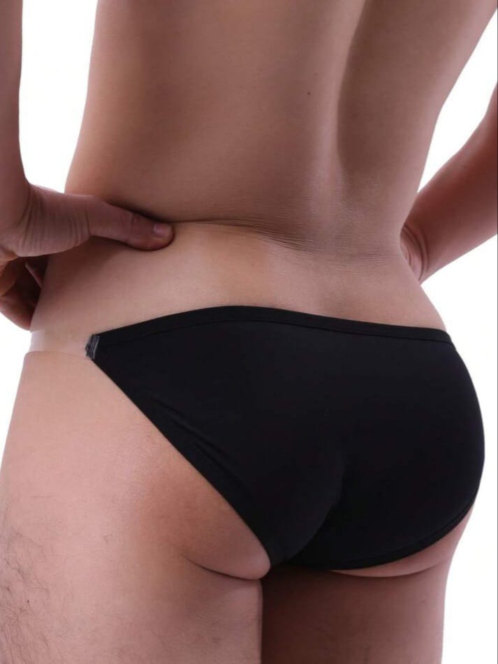 FANDY Men's Ice Silk High Cut U-Convex Triangular Underwear